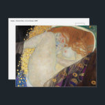 Cartão Postal Gustav Klimt - Danae<br><div class="desc">Danae - Gustav Klimt,  Oil on Canvas,  1907</div>