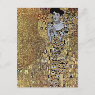 Cartão Postal Gustav Klimt é a dama do Dourado, Adele Bloch-Baue