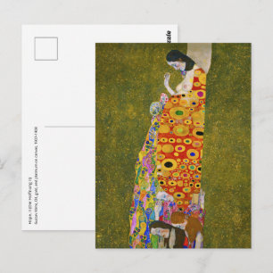 Cartão Postal Gustav Klimt - Esperança II