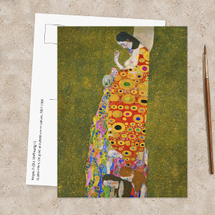 Cartão Postal Gustav Klimt - Esperança II