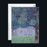 Cartão Postal Gustav Klimt - Farmhouse no Alto da Áustria<br><div class="desc">Farmhouse no Alto da Áustria - Gustav Klimt,  Oil on Canvas,  1911</div>