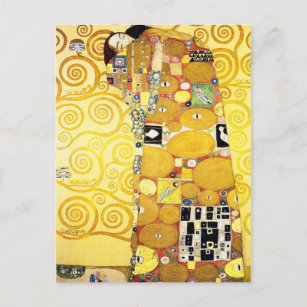 Cartão Postal Gustav Klimt Fulfillment Amplia Arte Fina