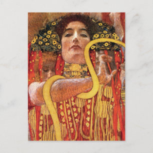 Cartão Postal Gustav Klimt - Higéia Deusa da Medicina da Saúde