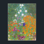 Cartão Postal Gustav Klimt: Jardim Flor<br><div class="desc">Um belo cartão postal clássico com um jardim florístico colorido,  pintado pelo pintor simbolista austríaco Gustav Klimt.</div>