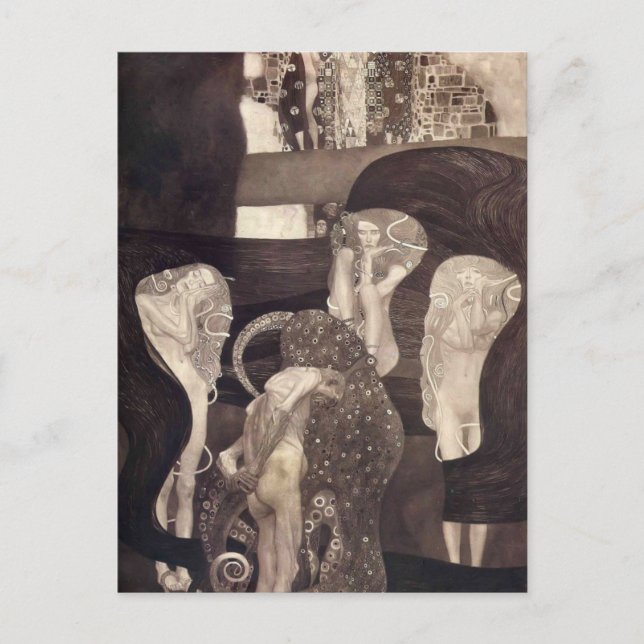 Cartão Postal Gustav Klimt- Jurisprudência (estado final) (Frente)
