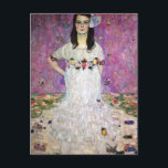 Cartão postal Gustav Klimt Mada Primavesi<br><div class="desc">Cartaz do Gustav Klimt Mada Primavesi. Pintura a óleo na canvas desde 1912. Mada Primavesi é uma das obras mais detenções do período posterior do Klimt. Um presente de excelente para fãs de flores,  simbolismo,  e Gustav Klimt.</div>