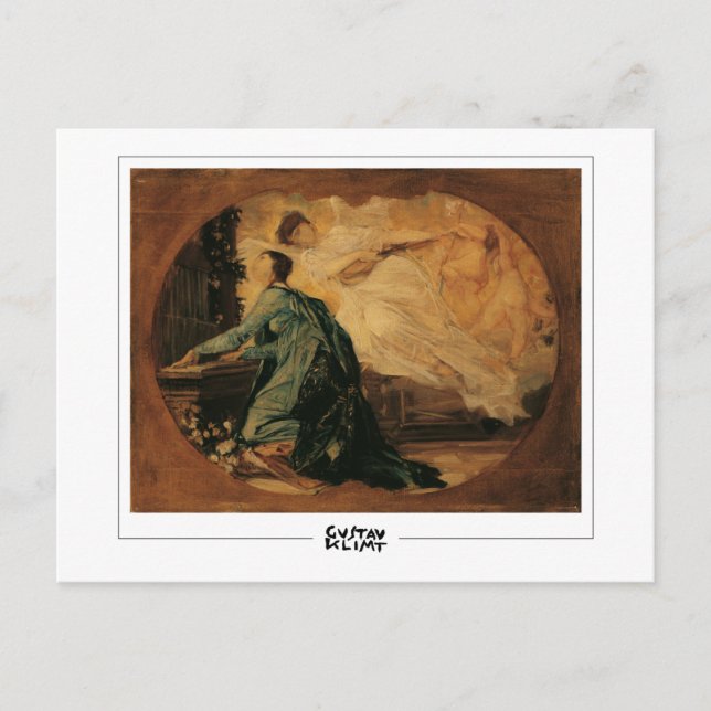 Cartão Postal Gustav Klimt nº 11 - Cartão-postal de arte (Frente)