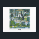 Cartão Postal Gustav Klimt nº 24 - Cartão-postal de arte<br><div class="desc">Gustav Klimt - Igreja Em Cassone 1913. Cartaz de arte e assinatura nº 24 da Zedign House. Para obter mais imagens e designs do Gustav Klimt - Pinturas e Desenhos,  visite https://books.zedign.com/zas/166.html</div>