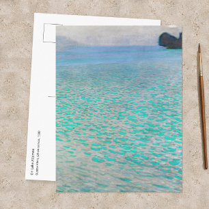 Cartão Postal Gustav Klimt - No Lago Attersee