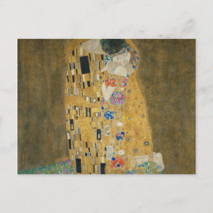 Cartão Postal Gustav Klimt - O Beijo