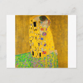 Cartão Postal Gustav Klimt O Beijo