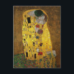 Cartão Postal Gustav Klimt O Beijo<br><div class="desc">Gustav Klimt O Beijo</div>