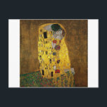 Cartão Postal Gustav Klimt O Beijo<br><div class="desc">Gustav Klimt O Beijo</div>
