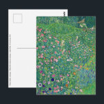 Cartão Postal Gustav Klimt - Paisagem do Jardim Italiano<br><div class="desc">Paisagem do Jardim Italiano / Paisagem Horticultural Italiana - Gustav Klimt,  Oil on Canvas,  1913</div>