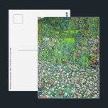 Cartão Postal Gustav Klimt - Paisagem e Caipira Hortícolas<br><div class="desc">Paisagem horticultural com um monte - Gustav Klimt,  Oil on Canvas,  1916</div>