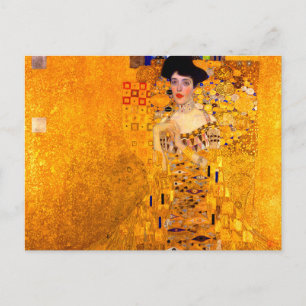 Cartão Postal Gustav Klimt Retrato de Adele Bloch Bauer