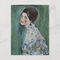 Gustav Klimt - Retrato de uma Pintura-Dama