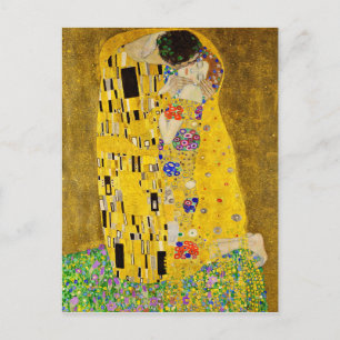 Cartão Postal Gustav Klimt - The Biss