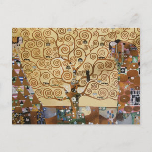 Cartão Postal Gustav Klimt Tree Of Life