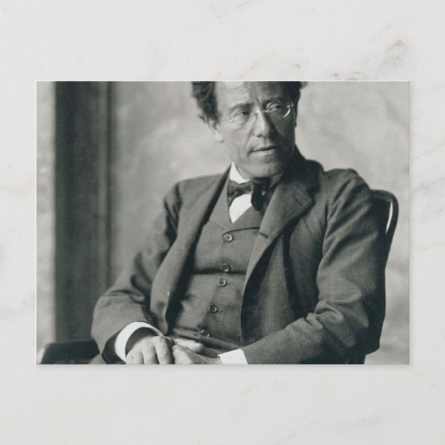 Cartão Postal Gustav Mahler (Frente)