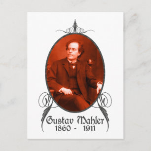 Cartão Postal Gustav Mahler