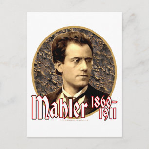 Cartão Postal Gustav Mahler