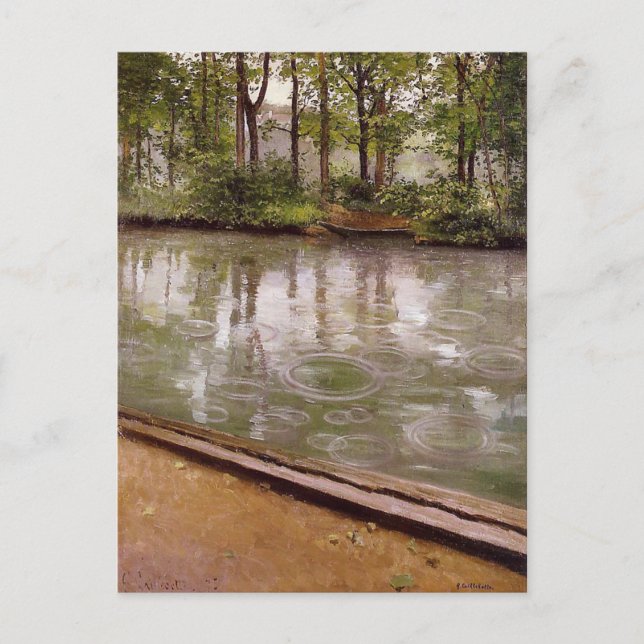 Cartão Postal Gustave Caillebotte (Frente)