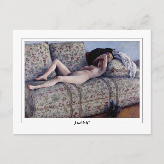 Cartão Postal Gustave Caillebotte #12 - Cartão-postal de arte (Frente)