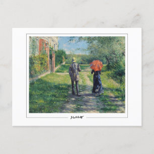 Cartão Postal Gustave Caillebotte #14 - Cartão-postal de arte