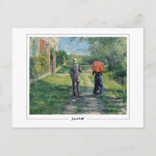 Cartão Postal Gustave Caillebotte #14 - Cartão-postal de arte