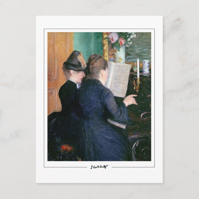 Cartão Postal Gustave Caillebotte #207 - Cartão-postal de arte (Frente)