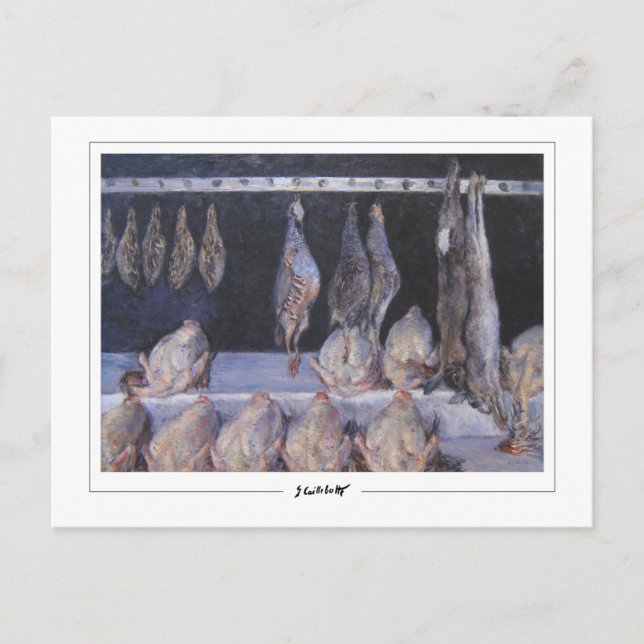 Cartão Postal Gustave Caillebotte #348 - Belas Artes (Frente)