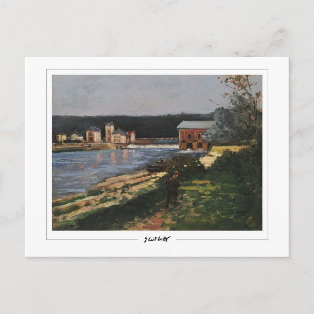 Cartão Postal Gustave Caillebotte #391 - Belas Artes (Frente)