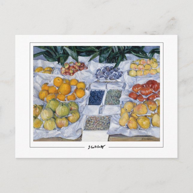 Cartão Postal Gustave Caillebotte #5 - Cartão-postal de arte (Frente)