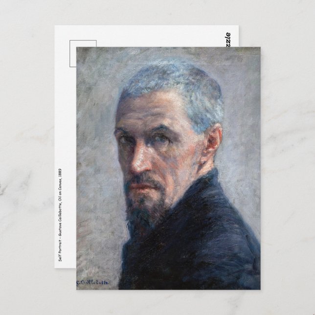 Cartão Postal Gustave Caillebotte - Autorretrato (Frente/Verso)