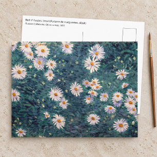 Cartão Postal Gustave Caillebotte - Cama de Margaridas, Detalhe
