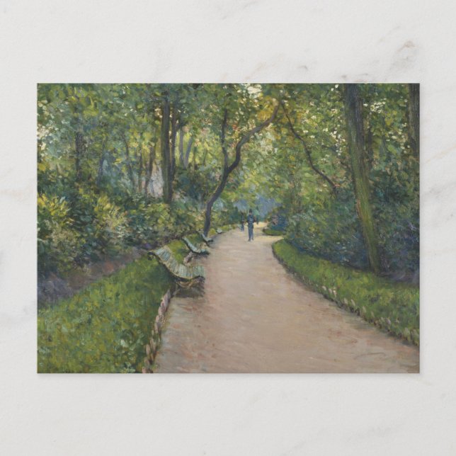 Cartão Postal Gustave Caillebotte - Le Parc Monceau (Frente)