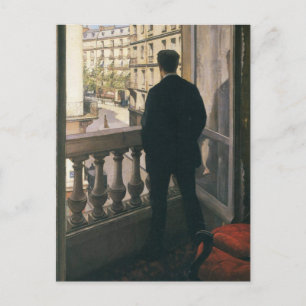 Cartão Postal GUSTAVE CAILLEBOTTE - Man at the window 1875