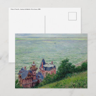 Cartão Postal Gustave Caillebotte - Vilas em Trouville