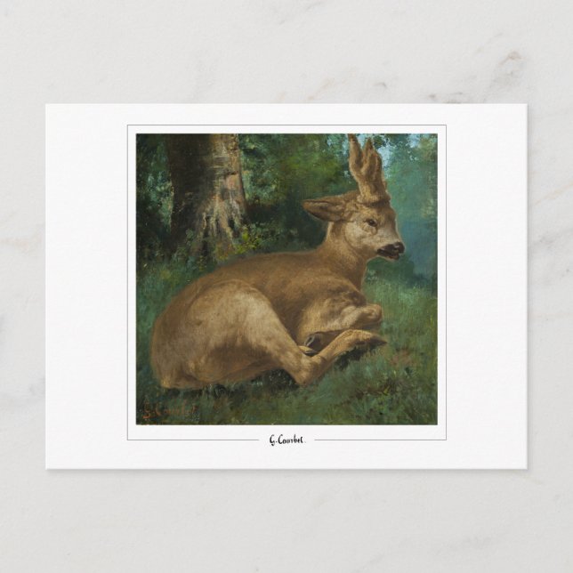 Cartão Postal Gustave Courbet #1183 - Belas Artes (Frente)