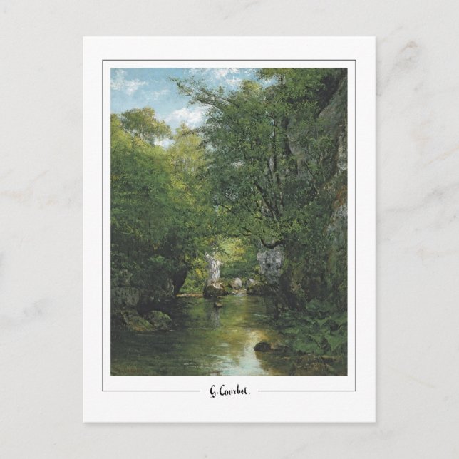 Cartão Postal Gustave Courbet #22 - Cartão-postal de arte (Frente)