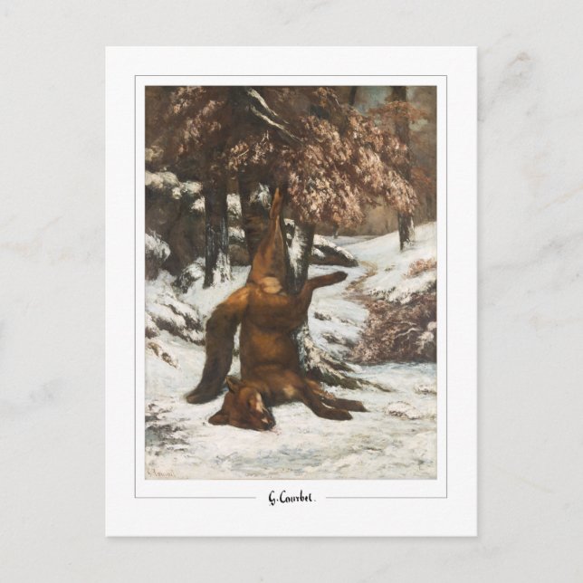 Cartão Postal Gustave Courbet #675 - Belas Artes (Frente)