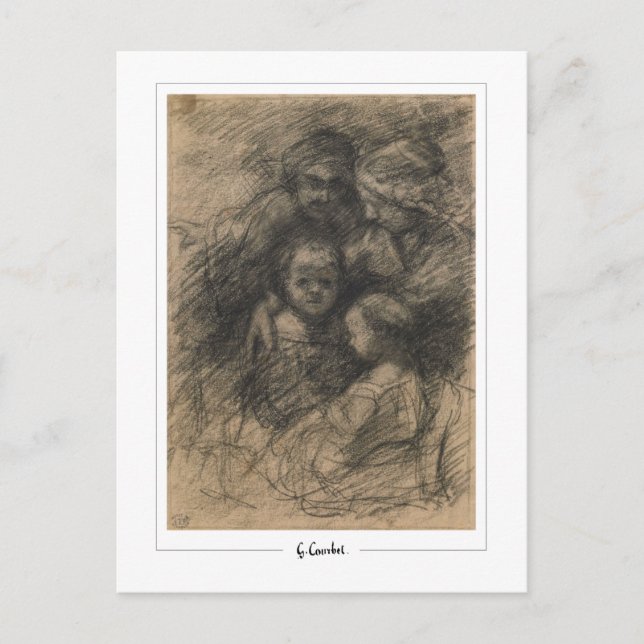 Cartão Postal Gustave Courbet #843 - Belas Artes (Frente)