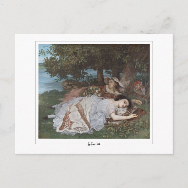 Cartão Postal Gustave Courbet 96 - Belas Artes (Frente)