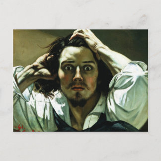 Cartão Postal Gustave Courbet - O Homem Desesperado
