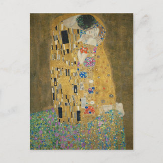 Cartão Postal Gustavo Klimt - o beijo