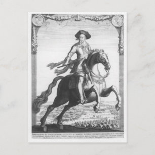 Cartão Postal Gustavus Adolphus II, Rei da Suécia, em