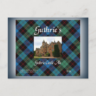 Cartão Postal Guthrie Castle Ale