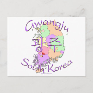Cartão Postal Gwangju Coreia do Sul