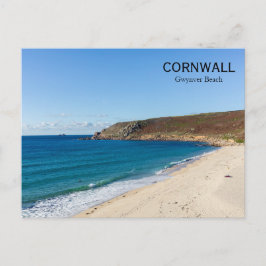Cartão Postal Gwynver Beach Cornwall England 